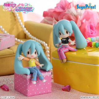 【プライズ情報】初音ミク×オシャレ魔女 ラブ and ベリー　ふわぷち　ちょこのせ　ミニフィギュア“初音ミク”