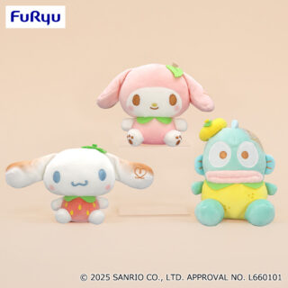 【プライズ情報】サンリオキャラクターズ　ましゅまるむなりきりフルーツぬいぐるみ②
