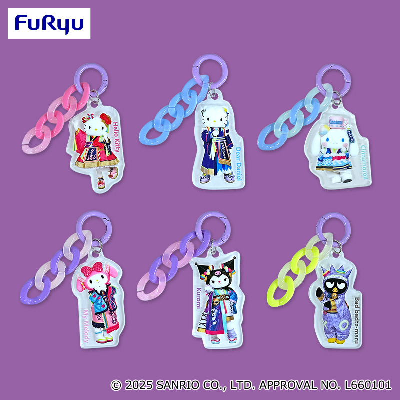 【プライズ情報】サンリオキャラクターズ　MASHIMASHI ピューロランドコラボレーション ライブキャラじゃらじゃらチャーム