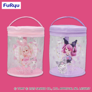 【プライズ情報】LiccA×My Melody Kuromi　おめかしクリアバニティポーチ