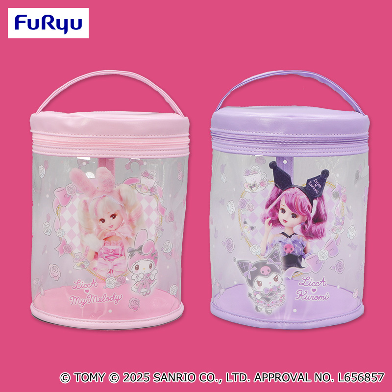 【プライズ情報】LiccA×My Melody Kuromi　おめかしクリアバニティポーチ