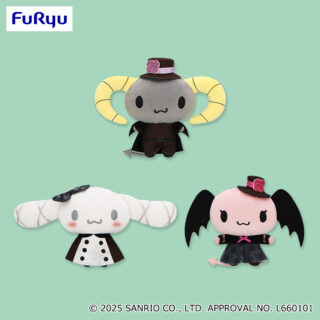 【プライズ情報】サンリオキャラクターズ　ダークブラックぬいぐるみ1