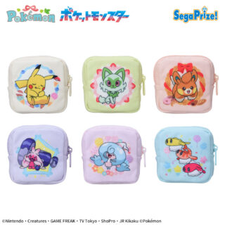 【プライズ情報】ポケットモンスター　スクエアプチポーチ