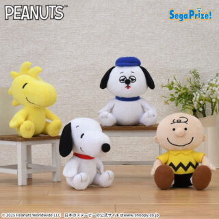 【プライズ情報】SNOOPY™　ぬいぐるみ　なかよく手つなぎ