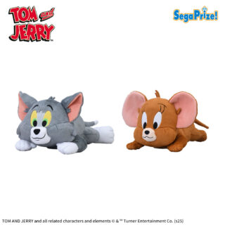 【プライズ情報】トムとジェリー　寝そべり　Lぬいぐるみ