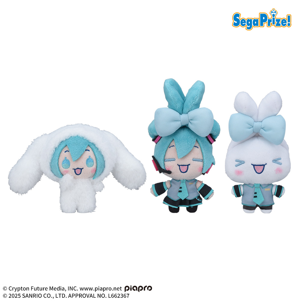 【プライズ情報】初音ミク×シナモロール　マスコット
