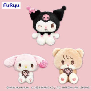 【プライズ情報】mikko×Sanrio characters　ドーナツデザインBIGぬいぐるみ2