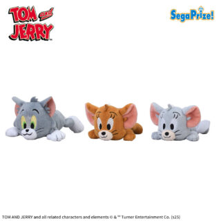 【プライズ情報】トムとジェリー　寝そべり　マスコット