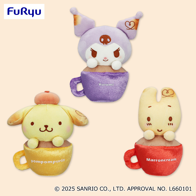 【プライズ情報】サンリオキャラクターズ　ましゅまるむラテぬいぐるみ2