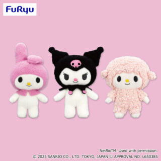 【プライズ情報】Netflixシリーズ「My Melody & Kuromi」ぬいぐるみ～マイメロディ・クロミ・マイスウィートピアノ～