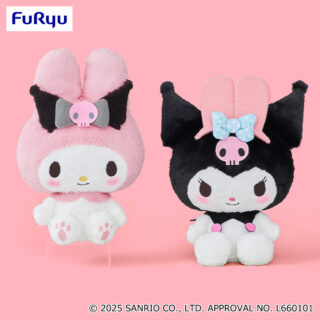 【プライズ情報】マイメロディ・クロミ　おそろいカチューシャBIGぬいぐるみ
