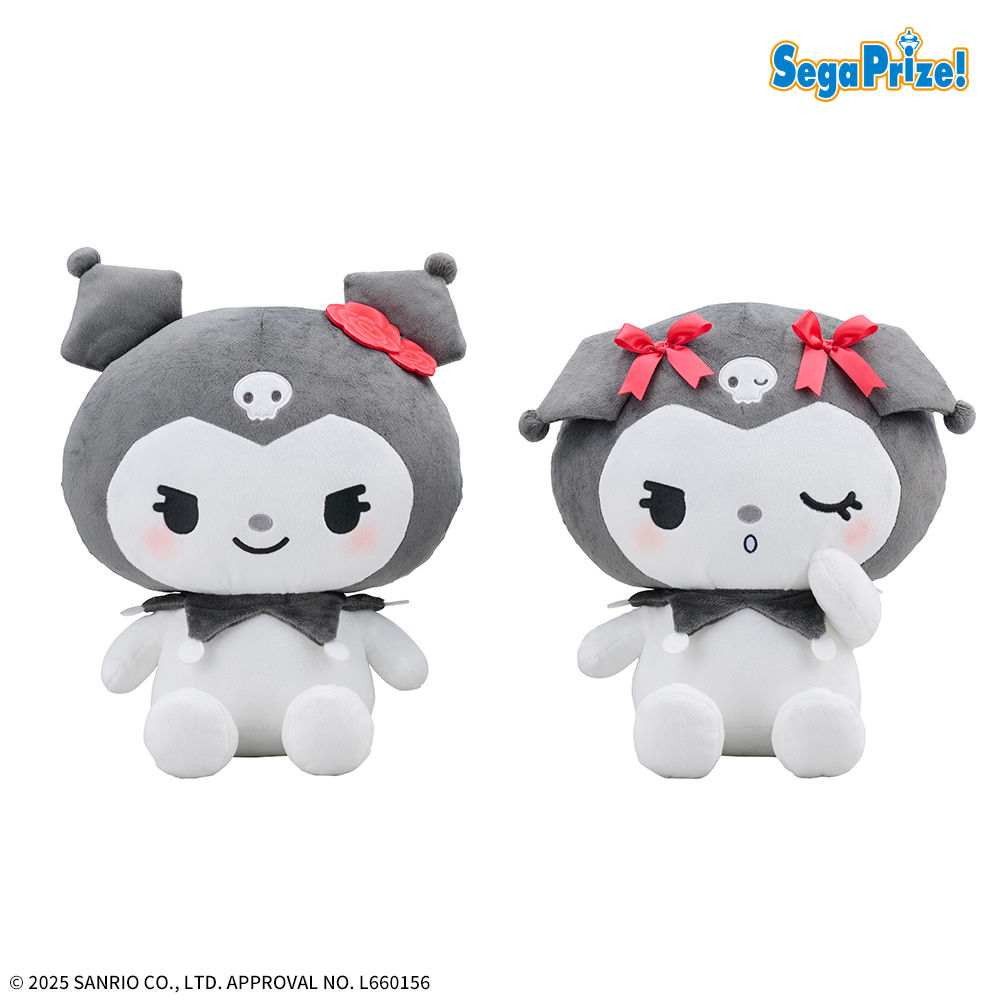【プライズ情報】ゆるかわ　サンリオキャラクターズ　Lぬいぐるみ“クロミ”　KUROMI MAGICAL BLACK AND RED Ver.