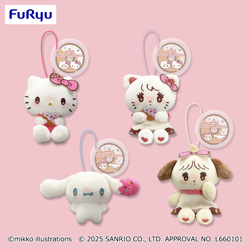 【プライズ情報】mikko×Sanrio characters　ドーナツデザインマスコット1