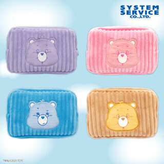 【プライズ情報】Care Bears アップリケコーデュロイポーチ