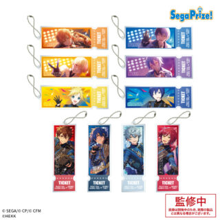 【プライズ情報】プロジェクトセカイ カラフルステージ！ feat. 初音ミク×あんさんぶるスターズ！！　チケット風アクリルキーチェーン