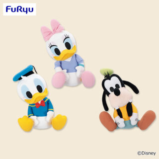 【プライズ情報】ミッキー＆フレンズ　こてっとぺったん BIGぬいぐるみ ～ドナルドダック・デイジーダック・グーフィー～