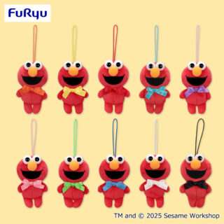 【プライズ情報】セサミストリート　カラフルエルモマスコット