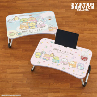 【プライズ情報】映画すみっコぐらし4 ビッグ木製ラップトップテーブル