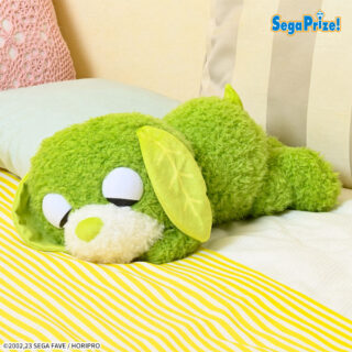 【プライズ情報】お茶犬　すやすやLぬいぐるみ“リョク”