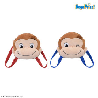 【プライズ情報】おさるのジョージ　プラチナムザッカフェイスリュック