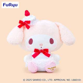 【プライズ情報】マイメロディ　アニバーサリーショートケーキBIGぬいぐるみ