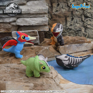 【プライズ情報】ジュラシック・ワールド　マスコット　半分化石Ver.