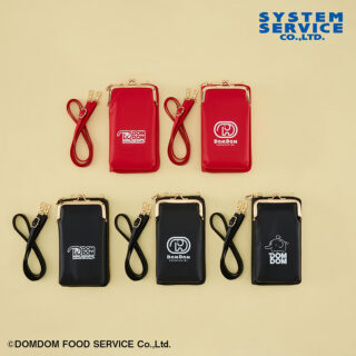 【プライズ情報】ドムドムハンバーガー ウォレット付きスマホショルダーポーチ