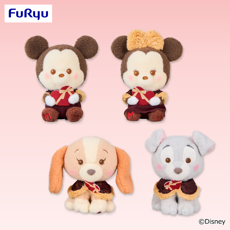 【プライズ情報】ディズニーキャラクター　ミルキーボア ハートぬいぐるみ