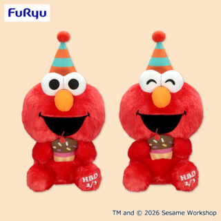 【プライズ情報】セサミストリート　バースデーエルモBIGぬいぐるみ