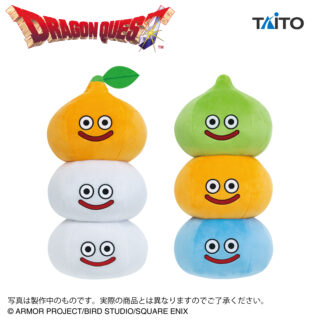 【プライズ情報】ドラゴンクエスト　AM　おおきなぬいぐるみ　スライムかがみもち＆スライムタワー