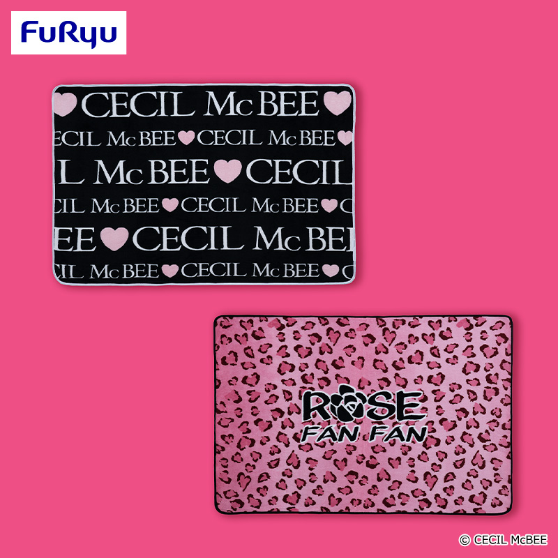 【プライズ情報】CECIL McBEE　/ROSE FAN FANブランドロゴ毛布