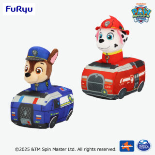 【プライズ情報】パウ・パトロール　出動！プルバックぬいぐるみ