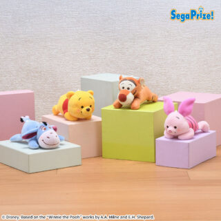 【プライズ情報】くまのプーさん　赤いほっぺ　寝そべり　マスコット