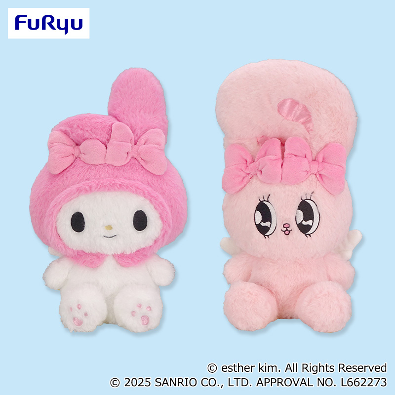 【プライズ情報】エスターバニー×マイメロディ　おすわりチルBIGぬいぐるみ