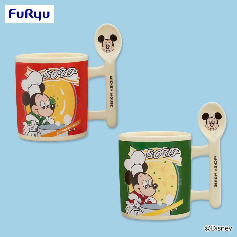 【プライズ情報】ミッキーマウス　Pop Pop Supermarket！ スープ缶風マグカップ