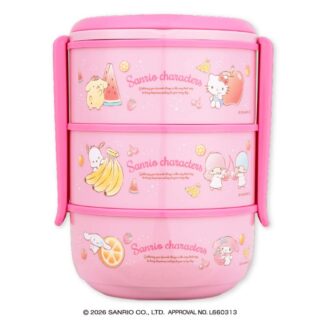 【プライズ情報】サンリオキャラクターズ キラキラフルーツ3段ピクニックランチボックス
