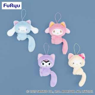 【プライズ情報】サンリオキャラクターズ　にゃんぐるみしっぽぷらんマスコット