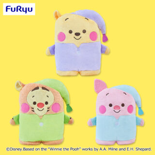 【プライズ情報】くまのプーさん　ハイパーBIG！ならべてどーみぃふれんずぬいぐるみ～パジャマスタイル～