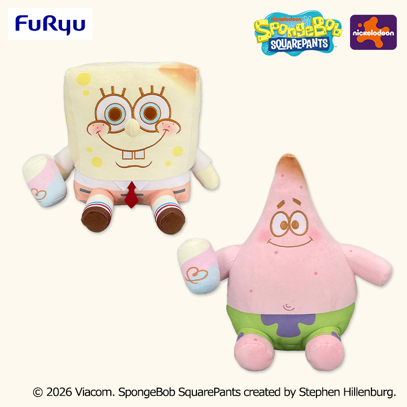 【プライズ情報】スポンジ・ボブ　ましゅまるむBIGぬいぐるみ