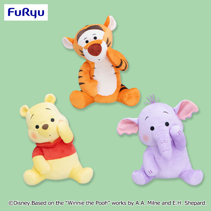 【プライズ情報】くまのプーさん　こてっとぺったん きょとん顔BIGぬいぐるみ