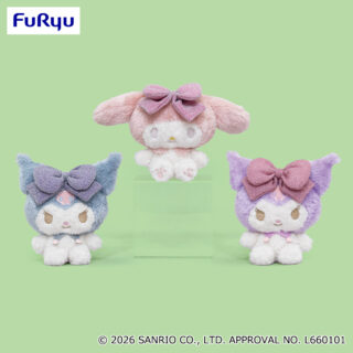 【プライズ情報】マイメロディ・クロミ　おめかしキラキラぬいぐるみ～ビッグリボン～