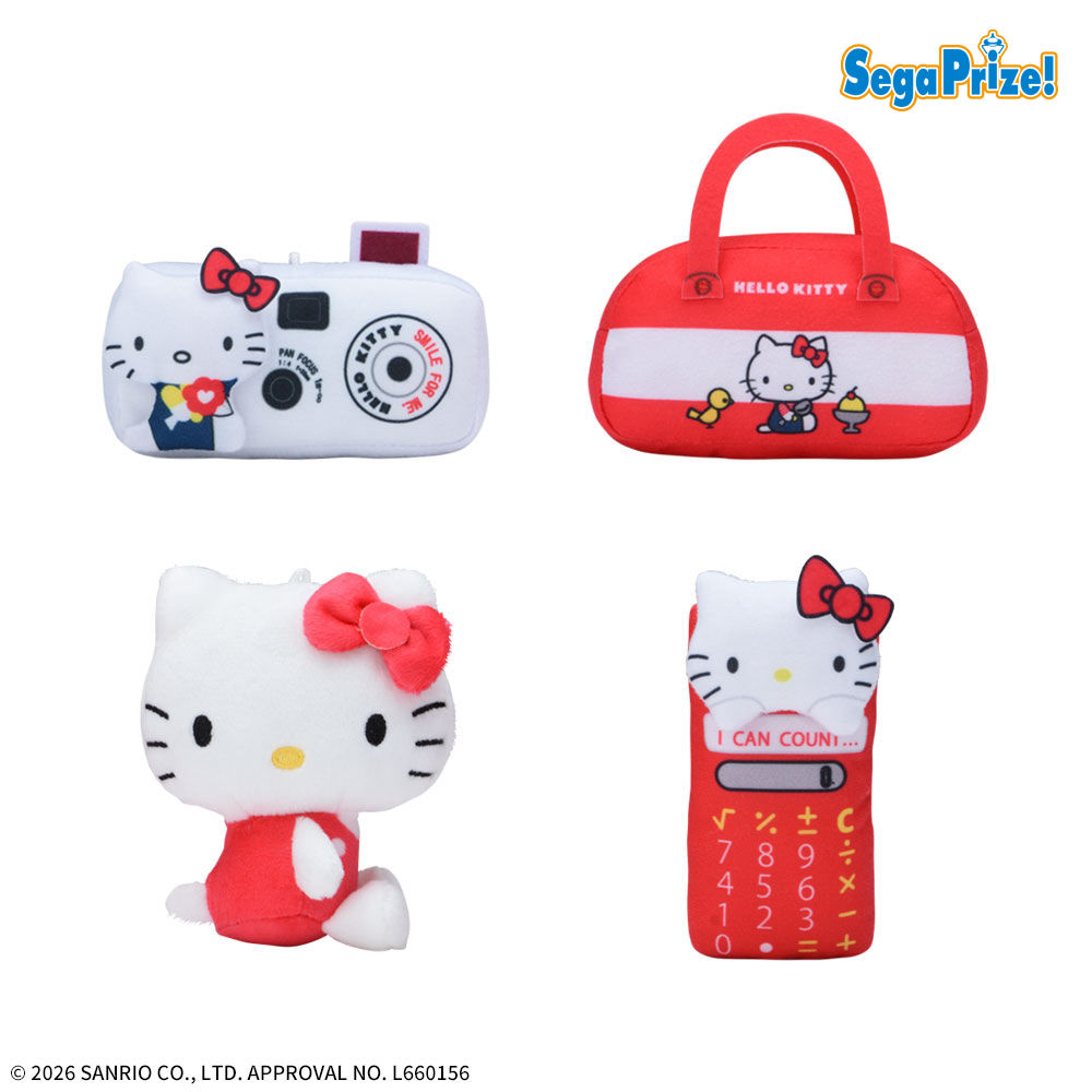 【プライズ情報】ハローキティ　なつかしモチーフマスコット　Vol.2