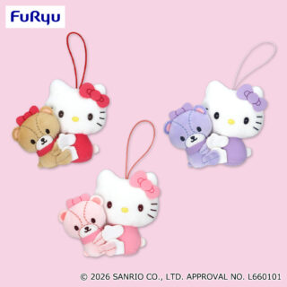 【プライズ情報】ハローキティ　カラフルペアマスコット