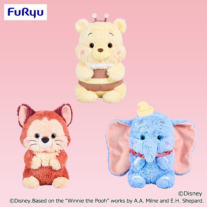 【プライズ情報】ディズニーキャラクター　Aimery BIGぬいぐるみ～くまのプーさん・ダイナ・ダンボ～