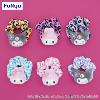 【プライズ情報】マイメロディ・クロミ　ときめきスクールぴょこきゅんシュシュ