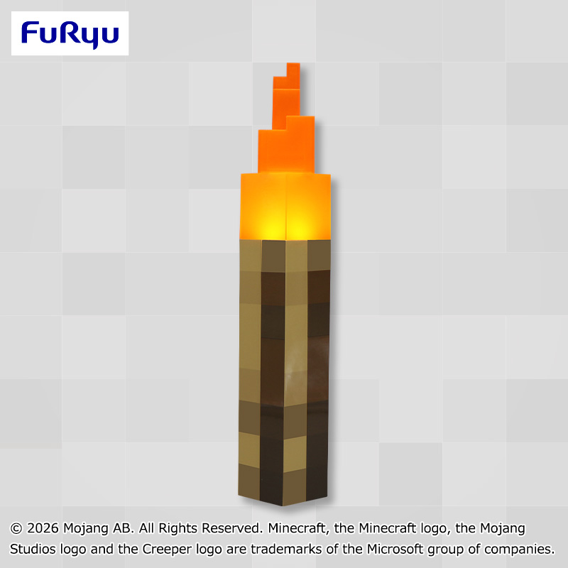 【プライズ情報】マインクラフト　光る！たいまつ
