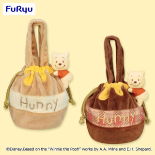 【プライズ情報】くまのプーさん　ほっこりハニーふわふわハニーポットバッグ
