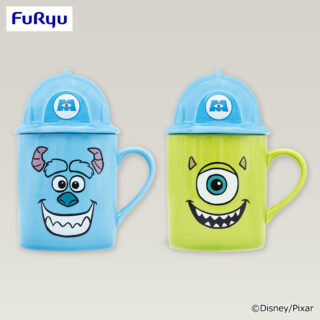 【プライズ情報】モンスターズ・インク　ヘルメットふた付きフェイスマグカップ