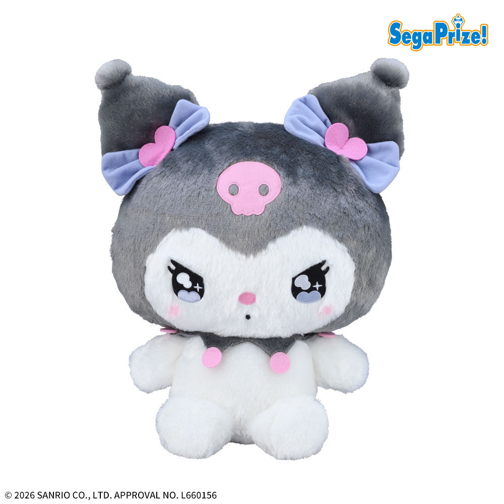 【プライズ情報】ゆるかわ　サンリオキャラクターズ　LLぬいぐるみ“クロミ”　リボンVer.