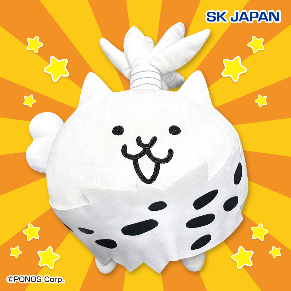 【プライズ情報】にゃんこ大戦争BIGぬいぐるみ（ねこジュラ）